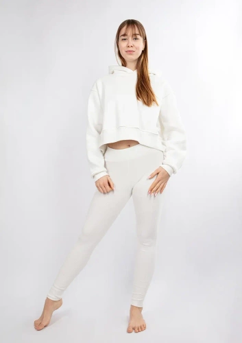 DK-K-B13 Dkaren Damen-Trainingsanzug-Set – Ecru