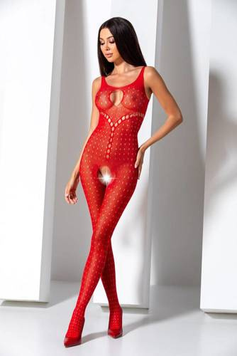 BS078 Bodystocking Passion czerwony