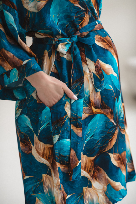 Milk&Love Bambus Umstands-Bademantel 100% Viskose