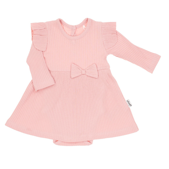 213160 Nelly Nicol Langarm-Bodykleid – Rosa