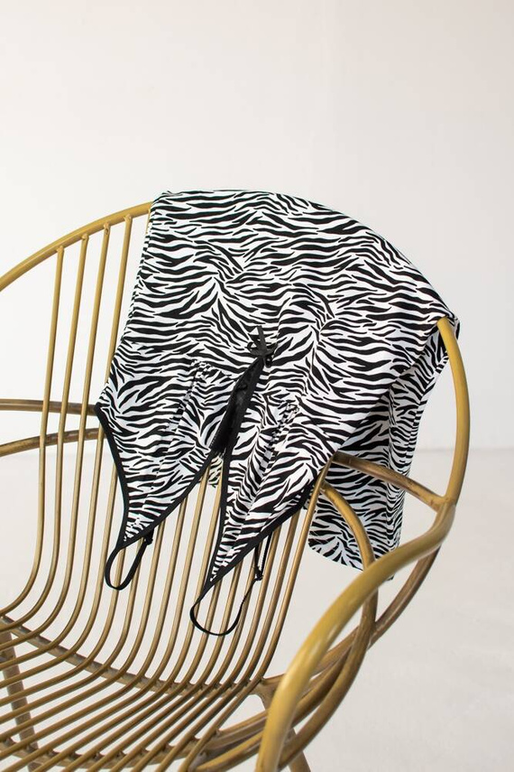 746 Savannah De Lafense Nachthemd - weiß-schwarz