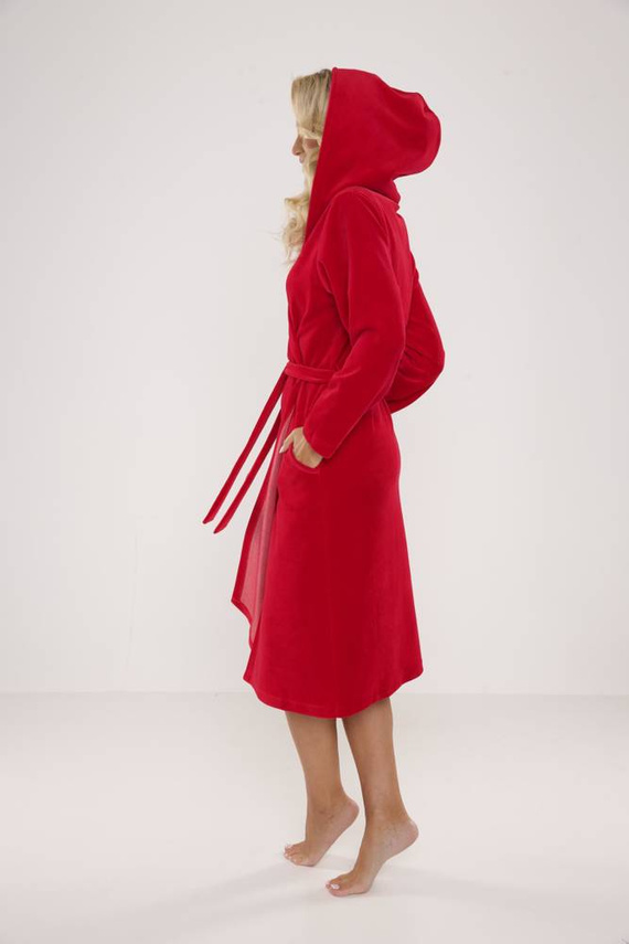 664 Lydie Forex Damenbademantel - Amaranth