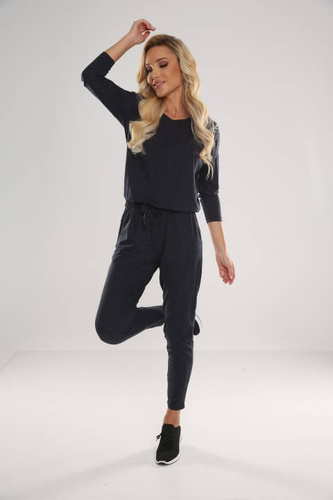 305 Paula Damen-Pyjama-Anzug - marineblau