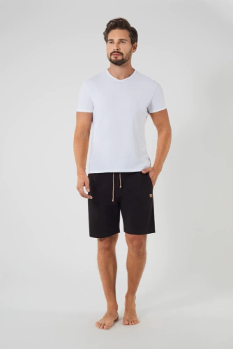 Leader Herren-Shorts Italian Fashion-schwarz
