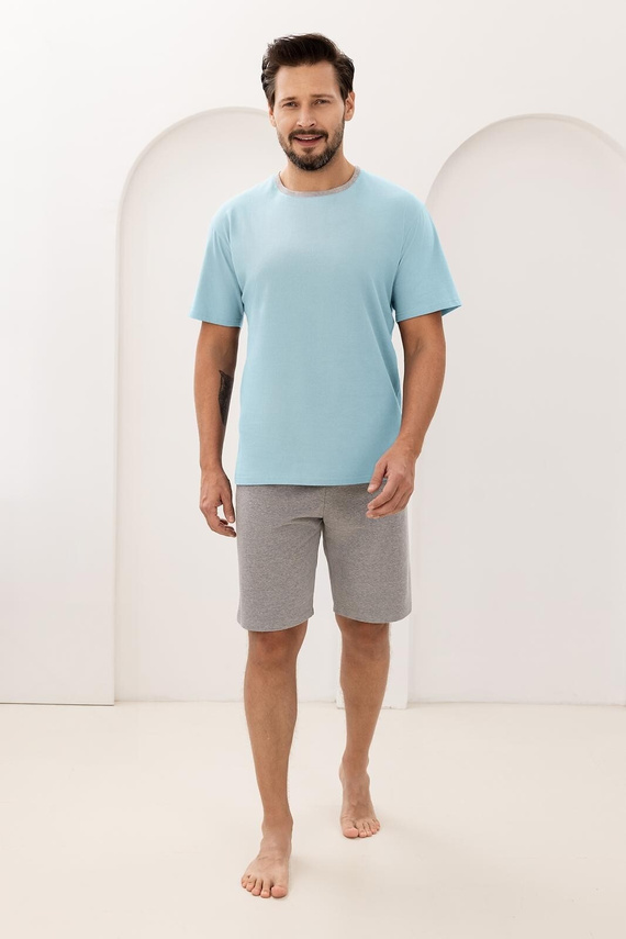 Regina 508 Herren Pyjama 100% Baumwolle Kurzarm