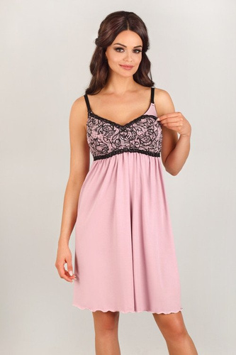 3007 MK Nachthemd für Schwangere und Stillende Lupoline