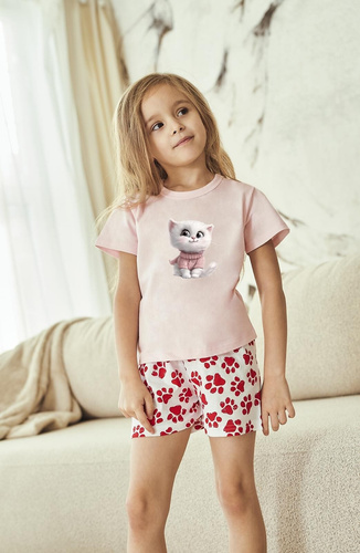 Taro 3551 Nala rosa Mädchenpyjama 100% Baumwolle