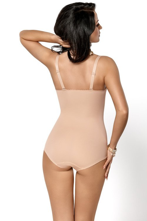Gorsenia 184 Livia Schlankheits-Body mit Körbchen - beige