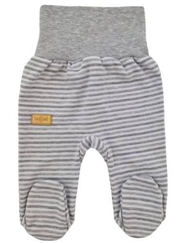 Baumwollschlafanzug „Lines“ Terjan – graue Streifen