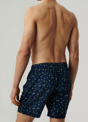 KMB-221 Atlantic Herren-Badehose – Marineblau