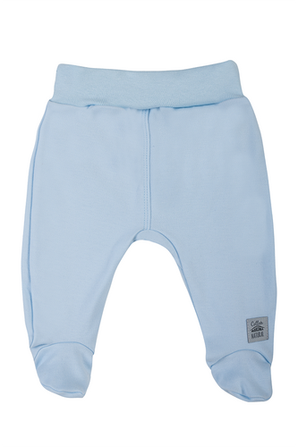 08251B „Unitone Blue“ Makoma blauer Baby-Schlafanzug