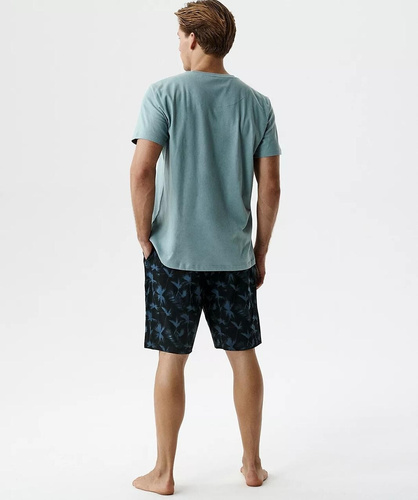 Herren Sommerpyjama Atlantic NMP-399 100% Baumwolle – leicht bequem