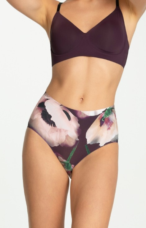 Velvet Bloom Simple Maxi Julimex Damenhöschen – Blumenmuster, nahtlos