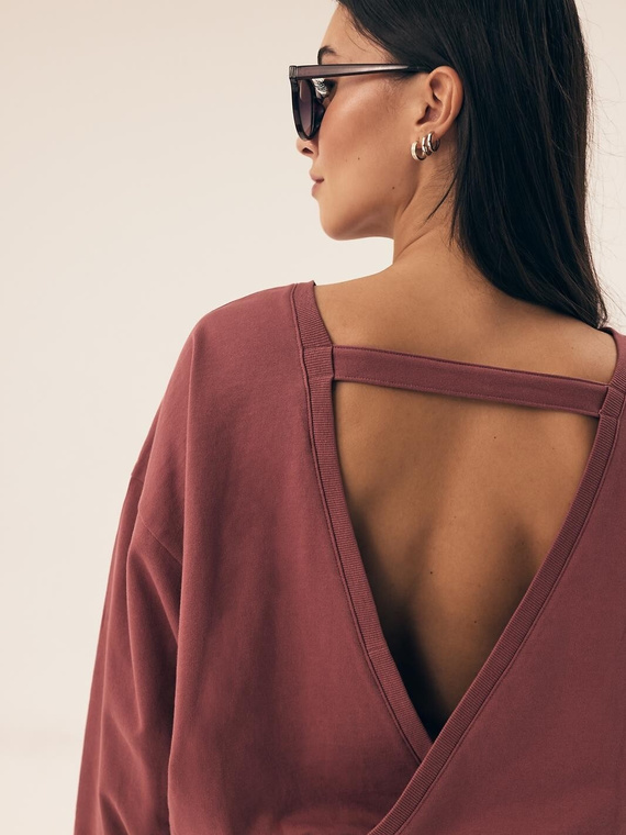 42772 Nimes Damen-Pyjama Homewear Henderson – braun