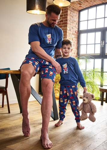 593/178 966/178 Cornette Boxer-Jungenpyjama | Baumwolle, bedruckt, gemusterte Hose, Bündchen