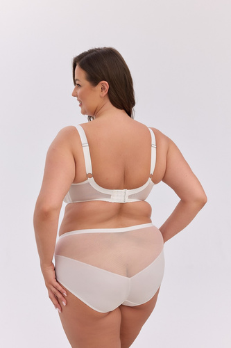 Damen Slip Gaia GFP 1341 Liana ecru klassisch bequem mit Stickerei