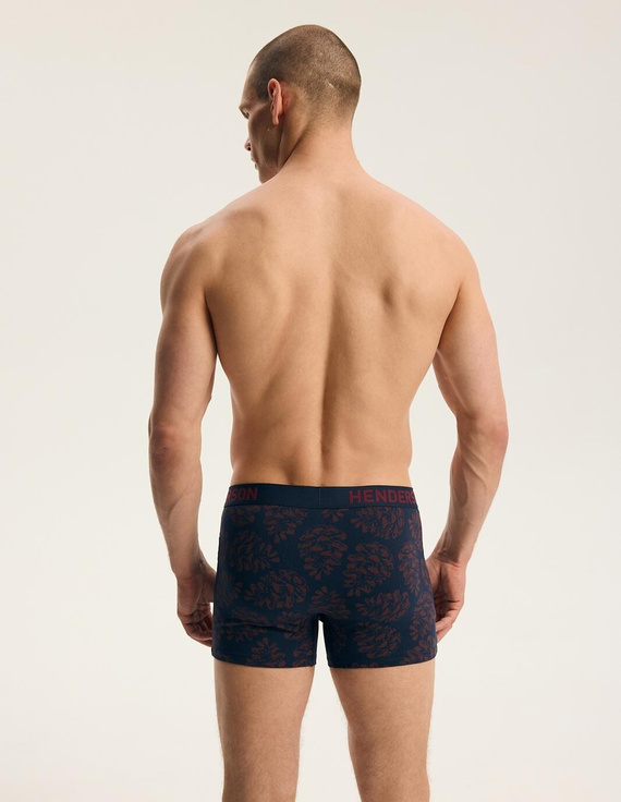 Henderson 45486 Fawn Herren Boxershorts 2er-Pack Baumwolle mit breitem Logo-Bund