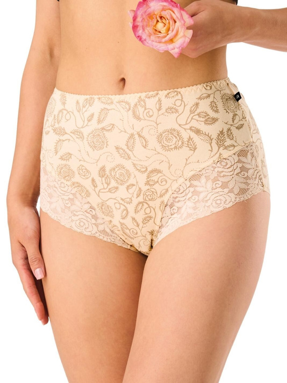 LPF 599 Key Damen Slip Beige-Mocca Maxi Bikini – Komfort und Eleganz aus hochwertiger Baumwolle