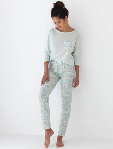 Flora Damen-Schlafanzug Sensis - mint