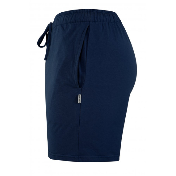 Milo 2 Sesto Senso kurze Pyjamahose, glatt, Marineblau