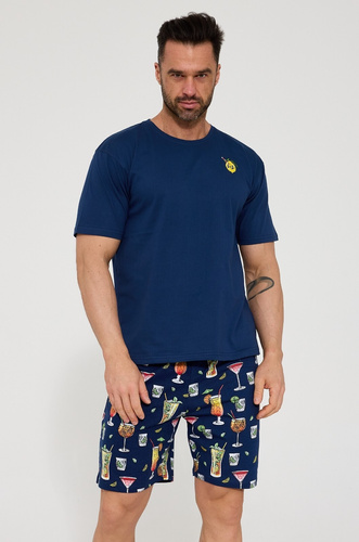 Herren Pyjama Cornette 326/171 Fresh – 100% Baumwolle, kurz