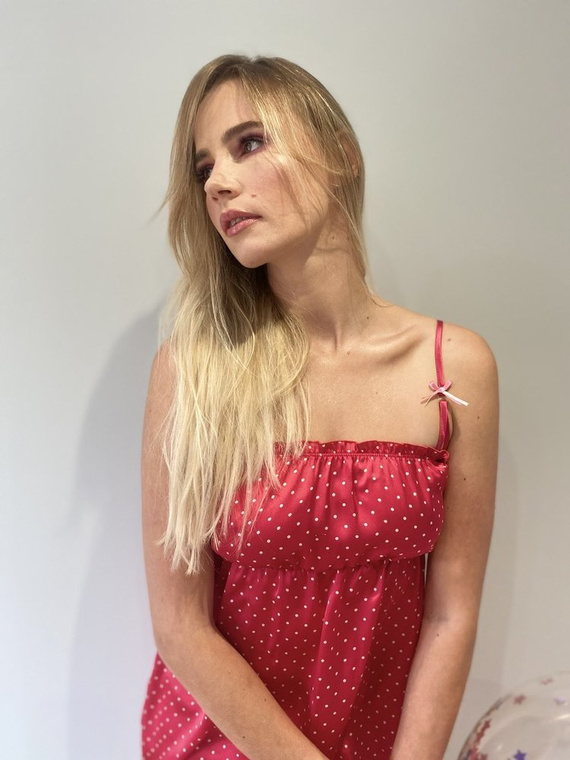 369 Laurine Nachthemd - Himbeere