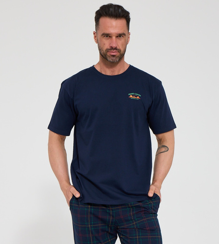 Herren-Pyjama Cornette Grand Canion 2 462/331 marineblau 100% Baumwolle