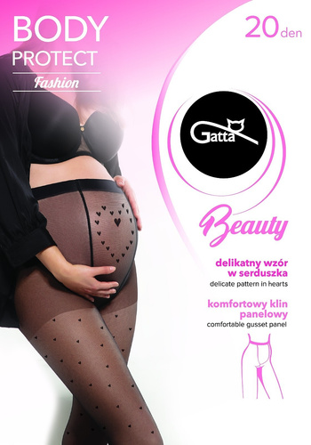 Gatta Body Protect Beauty Mikrofaserstrumpfhose Modell 02 20 den - Nero