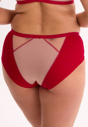 GFP 1273 Aina Gaia rot – klassisches Höschen aus Mikrofaser und Spitze