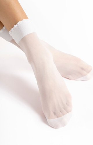 G 1103 Pico Massagesocken 20den Fiore weiß