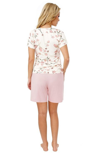 Amaris 1/2 Donna Damenpyjama – Ecru