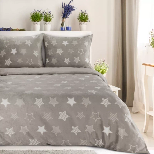 Flano 4 Sterne Veloursbettwäsche Eurofirany beige