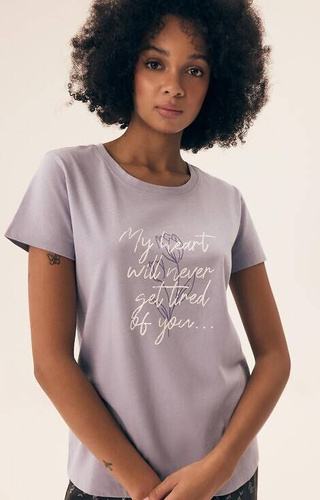 42893 Naturaleza Damen-Pyjama Henderson – Lavendel