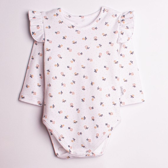 Babybody für Mädchen Nicol 220097 – 100% Baumwolle, Langarm