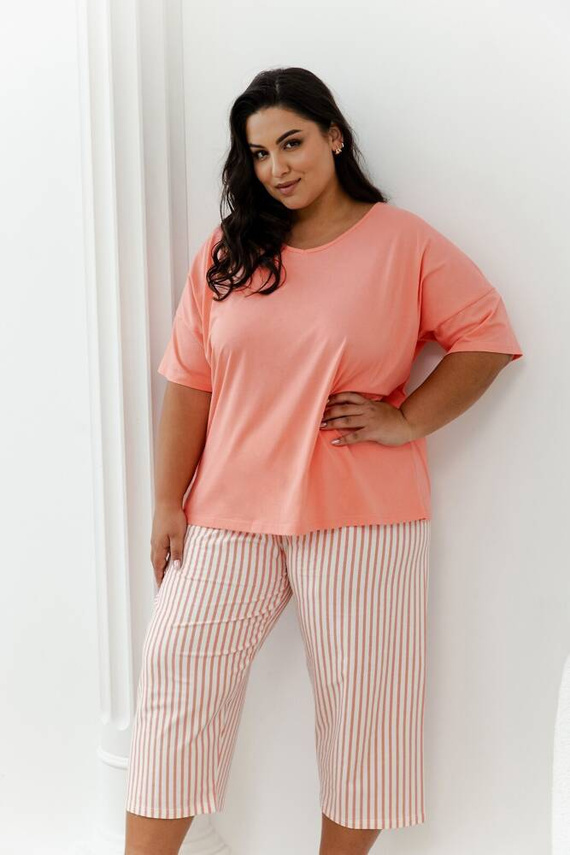 3375, 3376 Eloise Damen-Pyjama Taro – orange