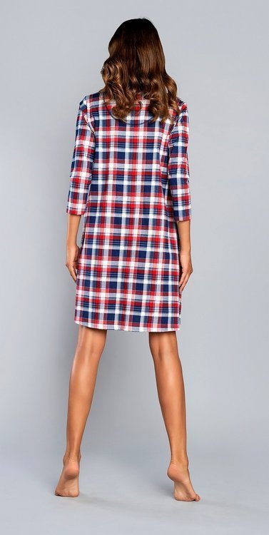 Rugia Mutterschaft und Krankenpflege Nachthemd 3/4 Ärmel Italian Fashion - navy blue