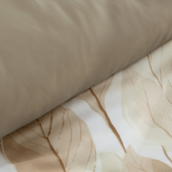 Bettwäsche Dafne Design 91 Blumenmuster wendbar weich mit Reißverschluss