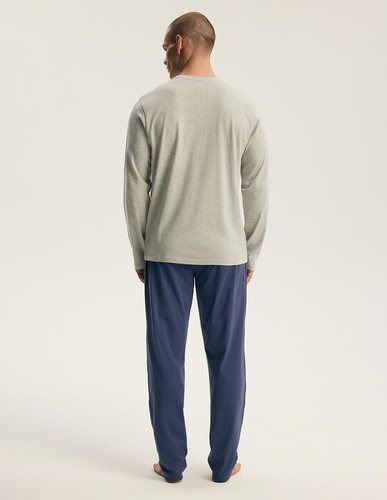 Henderson Core 45500 Flank grüne Herren-Pyjama 100% Baumwolle lang