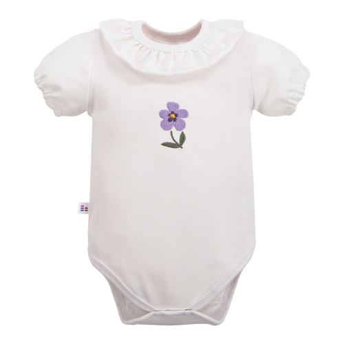 Meadow Body mit kurzen Ärmeln Eevi – ecru