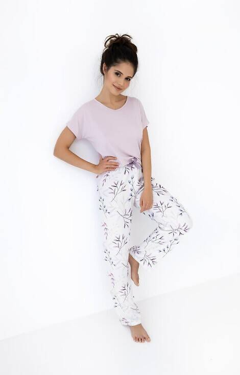 Suzelle Sensis Damenpyjama – Heidekraut