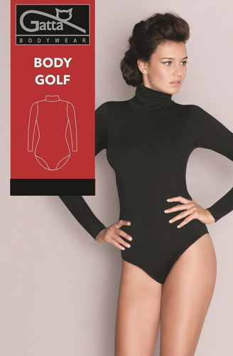 Gatta Body 5577 Damen Rollkragenbody nahtlos langarm Mikrofaser