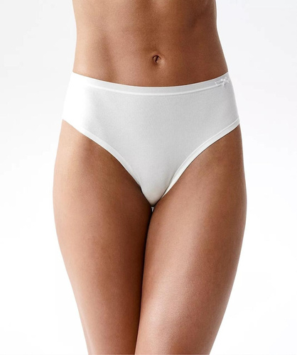 Damen Brazilian Slip Atlantic 3CLP-015 Baumwolle 3er Set hoher Bund