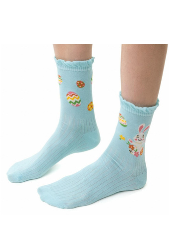 Art.136 Happy Ester Steven Damensocken – 130 blau