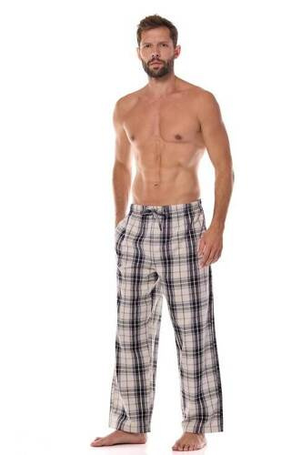 2472 Ben L&L Flanell-Pyjamahose – Graphit