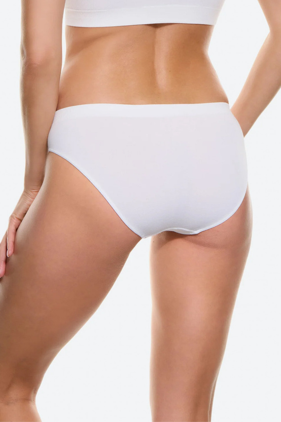 Spiman LIGHT Bianco Bambus-Midi-Slip, niedriger Bund, atmungsaktiv und weich
