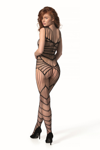 BS102 Bodystocking Passion czarny