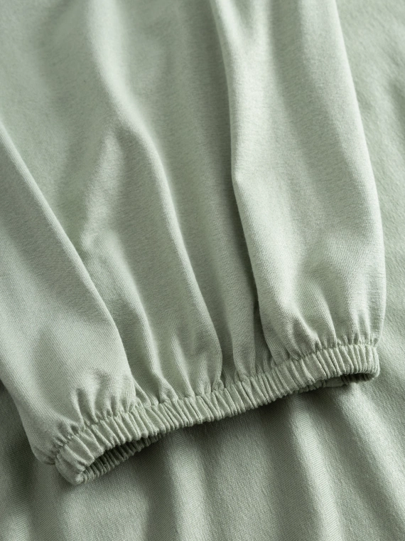 Pure Harmony Momenti Per Me mintgrüner Pyjama mit Reißverschluss