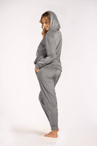 Maja Unikat-Trainingsanzug-Set, grau