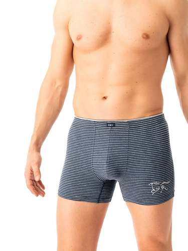 Key MXH 354 Herren-Boxershorts, Marineblau – Baumwolle, bequem und luftig