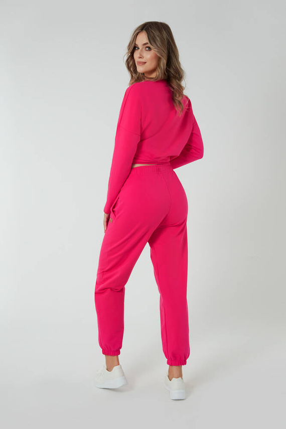 Madri Damenhose Italienische Mode - fuchsia 